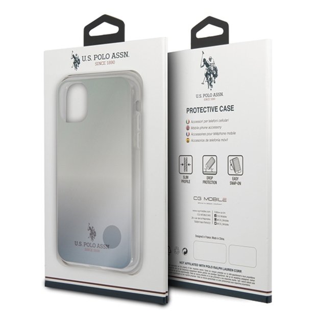 US Polo USHCN61TRDGLB iPhone 11 niebieski/blue Gradient Pattern Collection 5