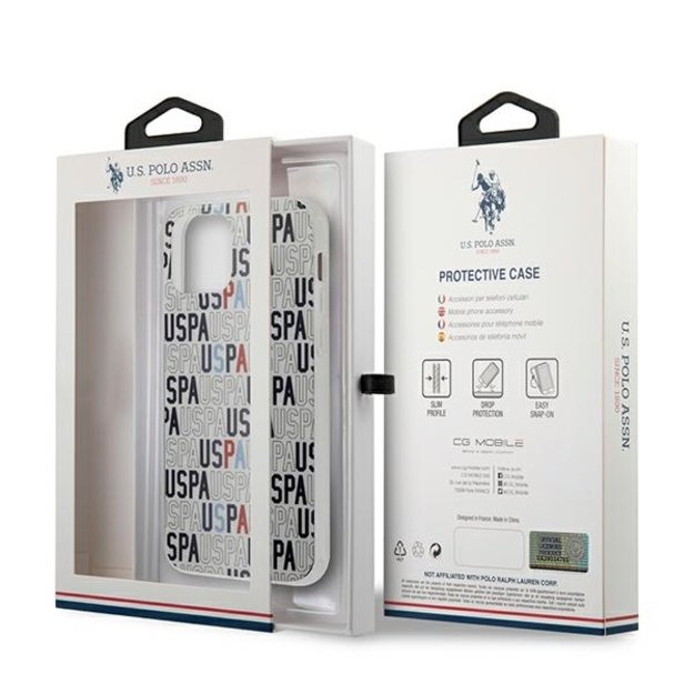 US Polo USHCP12SPCUSPA6 iPhone 12 mini 5,4  biały/white Logo Mania Collection 9