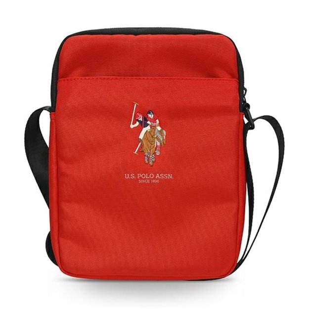 US Polo Torba USTB10PUGFLRE 10  czerwona /red