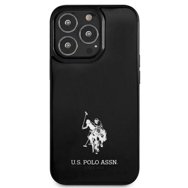 US Polo USHCP13LUMHK iPhone 13 Pro / 13 6.1&quot  black/black hardcase Horses Logo 3