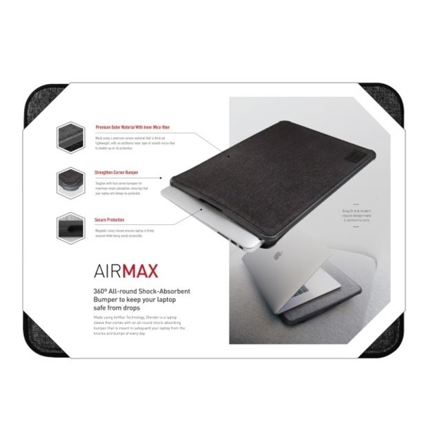 Uniq Dfender cover for a 16&quot  laptop - black 1