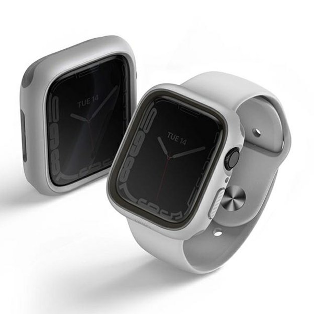 Uniq Moduo case for Apple Watch 4/5/6/7/8/SE/SE2 40/41mm - chalk gray 2