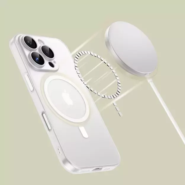 Tech-Protect MagSlim MagSafe Case for iPhone 16 Pro - White 6