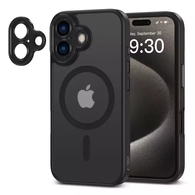 Tech-Protect MagCam MagSafe iPhone 16 Case - Semi-Transparent 5