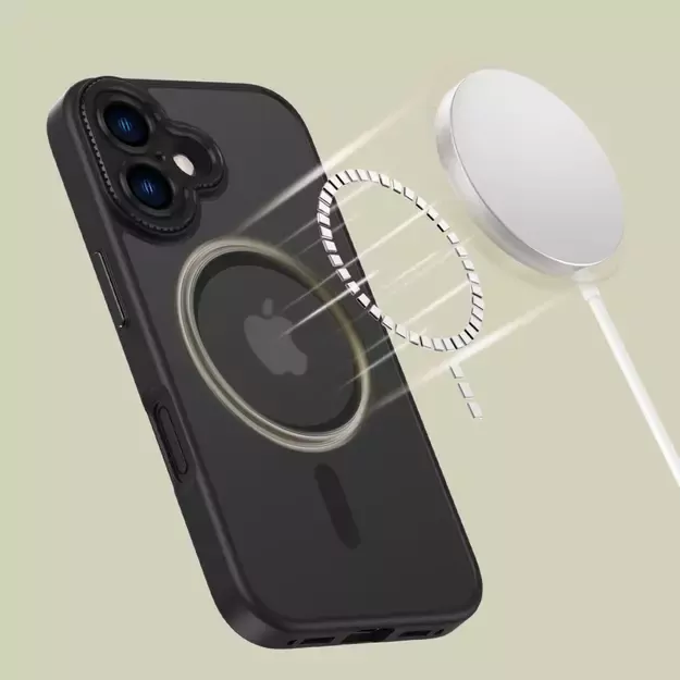 Tech-Protect MagCam MagSafe iPhone 16 Case - Semi-Transparent 8