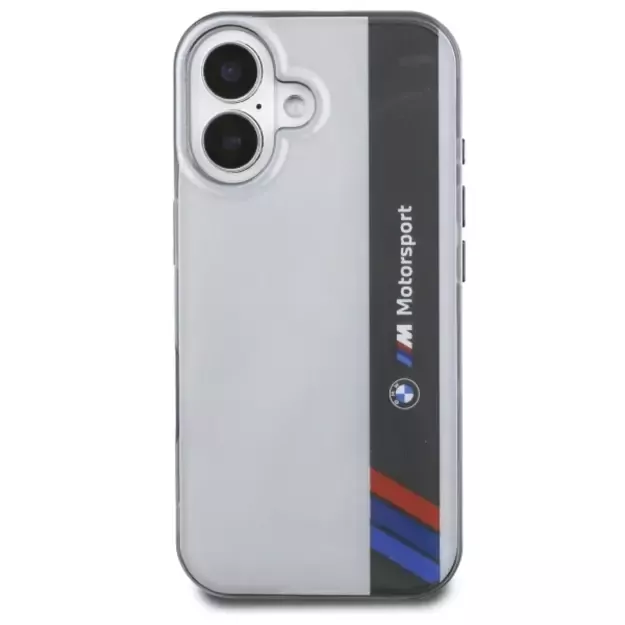 BMW Motosport IML Vertical Stripe iPhone 16 Case - Gray 10