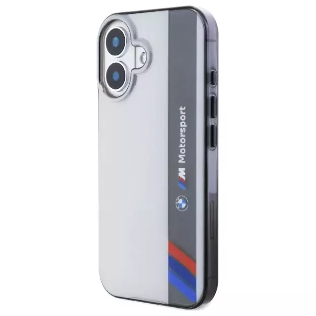 BMW Motosport IML Vertical Stripe iPhone 16 Case - Gray 9