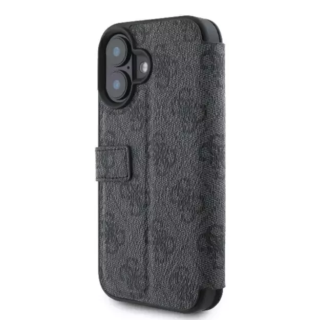 Guess 4G Metal Logo iPhone 16 Case - Black 11