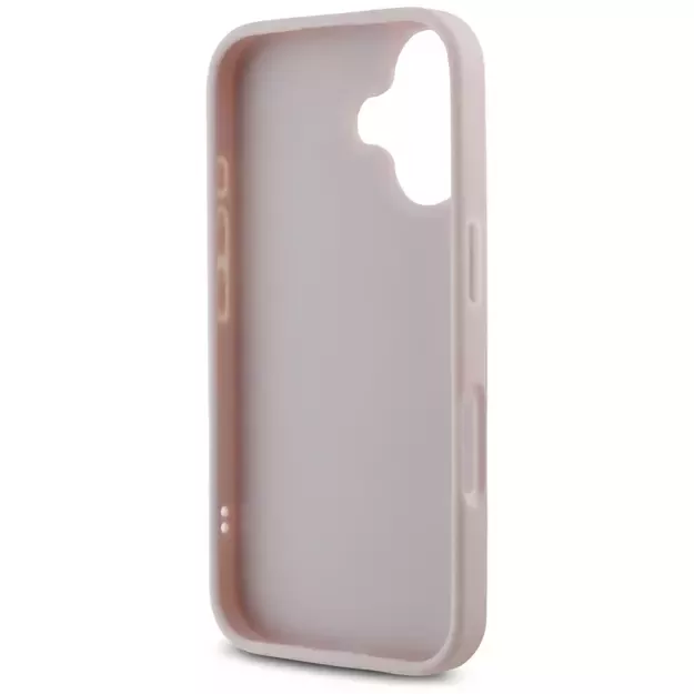 Guess Quilted Metal Logo iPhone 16 Case - Pink 6