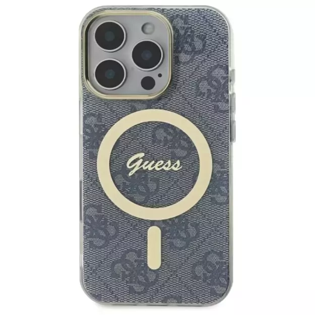 Guess IML 4G MagSafe iPhone 16 Pro Case - Blue 9