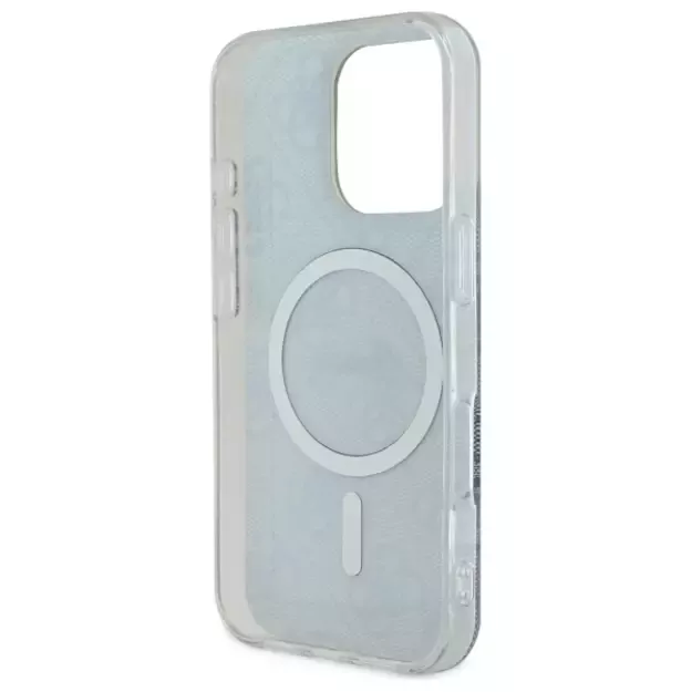 Guess IML 4G MagSafe iPhone 16 Pro Case - Blue 12