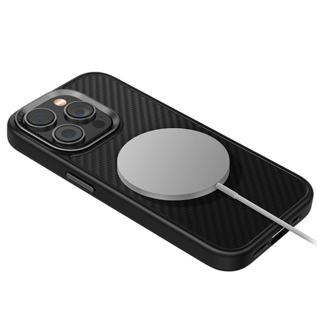 Uniq Keva Magclick Charging case for iPhone 15 Pro - black 2