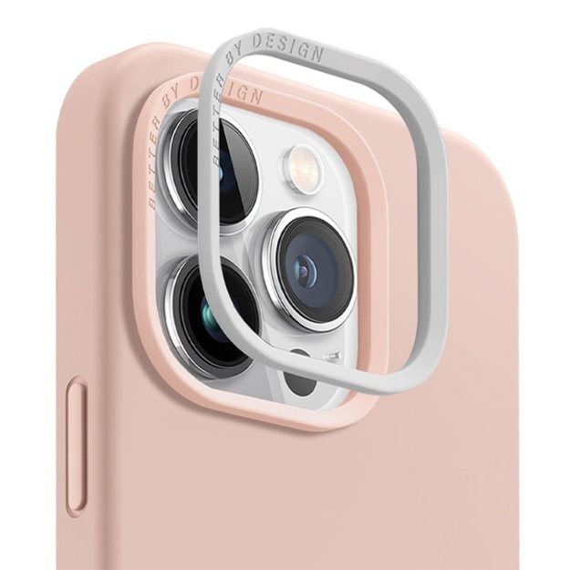 Uniq Lino Hue Magclick Charging case for iPhone 15 Pro - pink 2