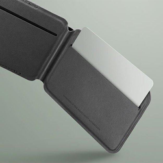 Uniq Lyden DS magnetic RFID wallet with phone stand - yellow-gray 5