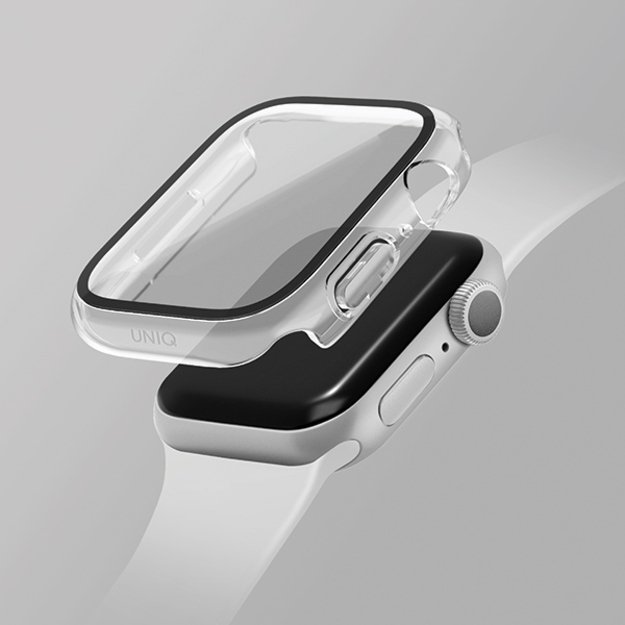Uniq Nautic Apple Watch Series 7/8/9 41mm Case Transparent/Dove Clear 2