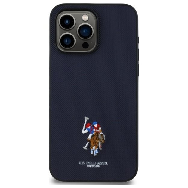 US Polo USHCP15XPEMV iPhone 15 Pro Max 6.7&quot  Navy Embroidered DH Color 2