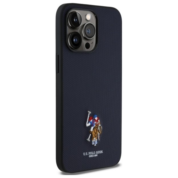 US Polo USHCP15XPEMV iPhone 15 Pro Max 6.7&quot  Navy Embroidered DH Color 3
