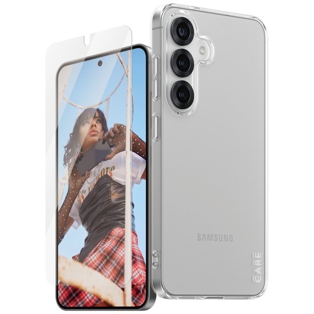 CARE by PanzerGlass Fashion 2in1 Case+Glass protection set for Samsung Galaxy S25 1