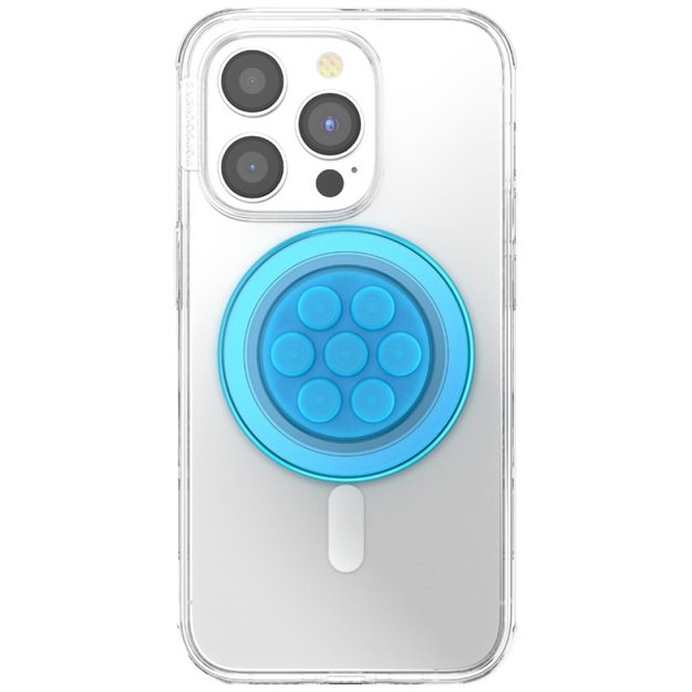 Popsockets Translucent FG-Popper MagSafe Phone Holder and Stand - Blue 2