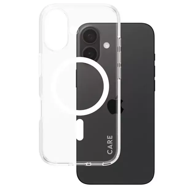 CARE by PanzerGlass Flagship Case iPhone 16 6.1&quot  white/white MagSafe 1337 1