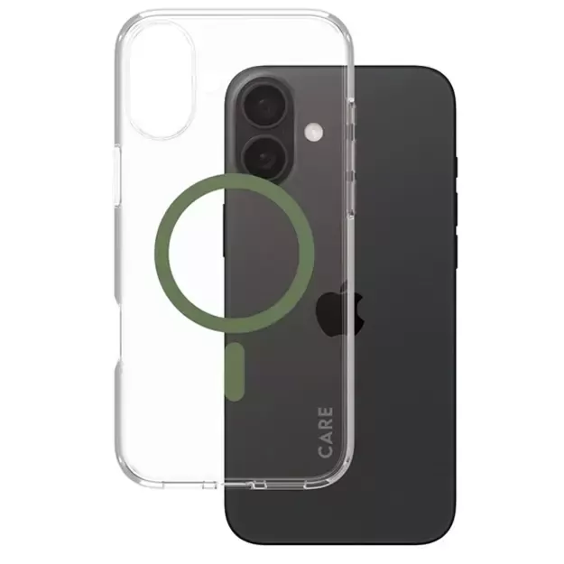 CARE by PanzerGlass Flagship Case iPhone 16 Plus 6.7&quot  green/green MagSafe 1371 1
