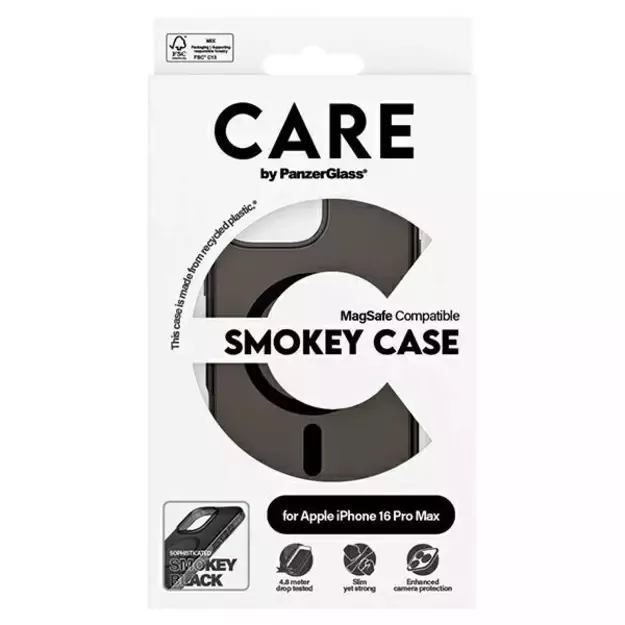 CARE by PanzerGlass Flagship Case iPhone 16 Pro Max 6.9&quot  smoke/smokey MagSafe 1352 6