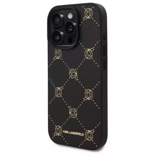 Karl Lagerfeld Magsafe Karl Head Case for iPhone 16 Pro Max - Black 1