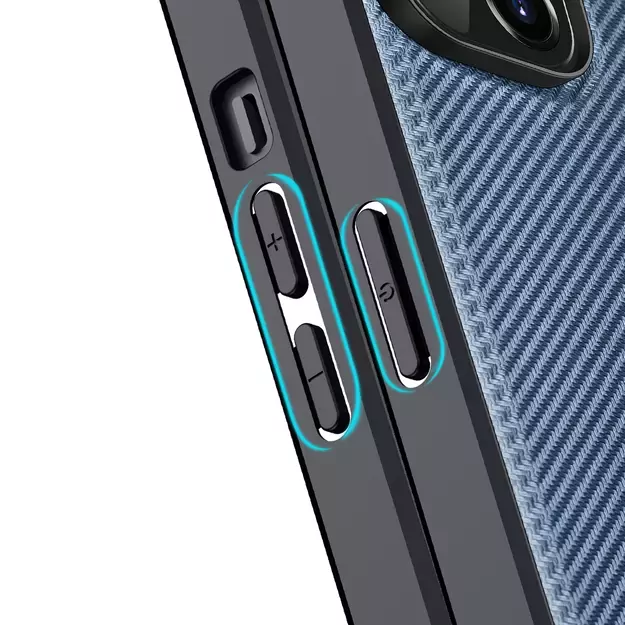 Dux Ducis Fino case cover iPhone 14 Plus blue nylon 20