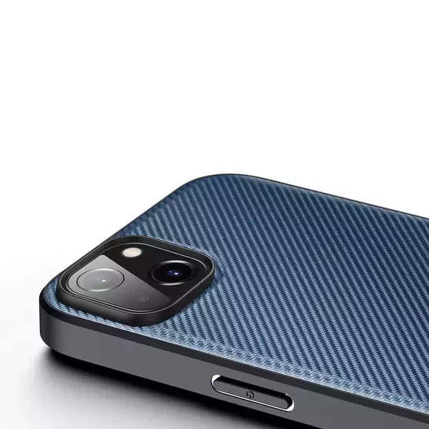 Dux Ducis Fino case cover iPhone 14 Plus blue nylon 19