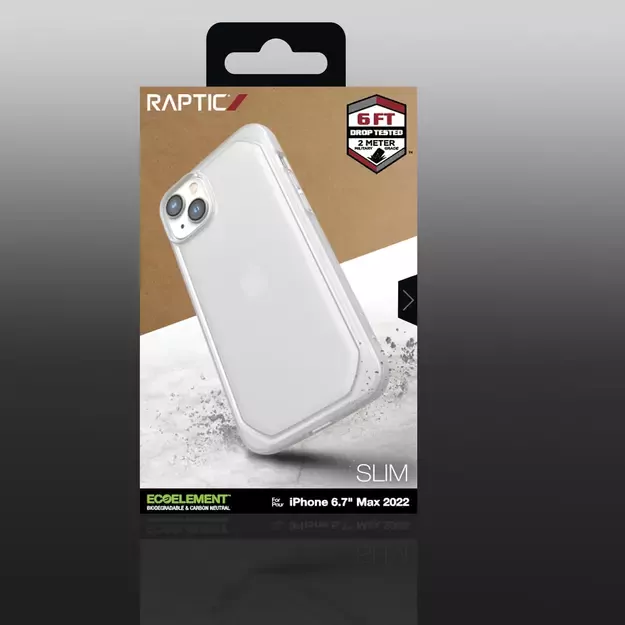 Raptic X-Doria Slim Case iPhone 14 Plus back cover clear 4