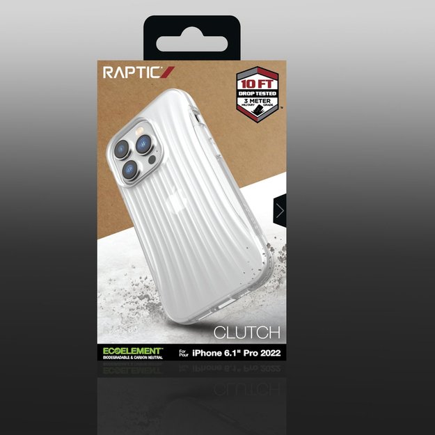 Raptic X-Doria Clutch Case iPhone 14 Pro back cover transparent 4