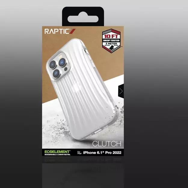Raptic X-Doria Clutch Case iPhone 14 Pro back cover transparent 10