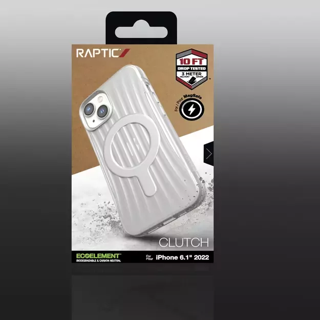 Raptic X-Doria Clutch Case iPhone 14 with MagSafe back cover transparent 5