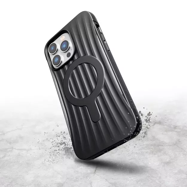 Raptic X-Doria Clutch Case iPhone 14 Pro Max with MagSafe back cover black 3