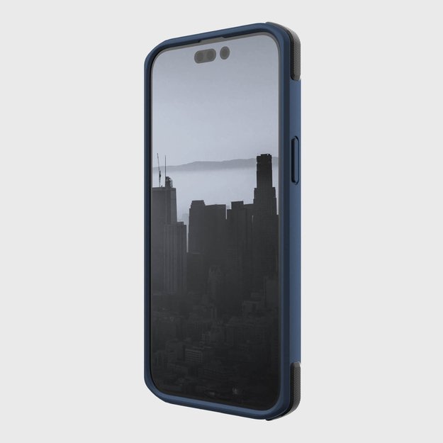 Raptic X-Doria Secure Case for iPhone 14 Pro Max with MagSafe armored cover blue 3