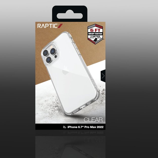 Raptic X-Doria Clear Case iPhone 14 Pro Max armored clear cover 5