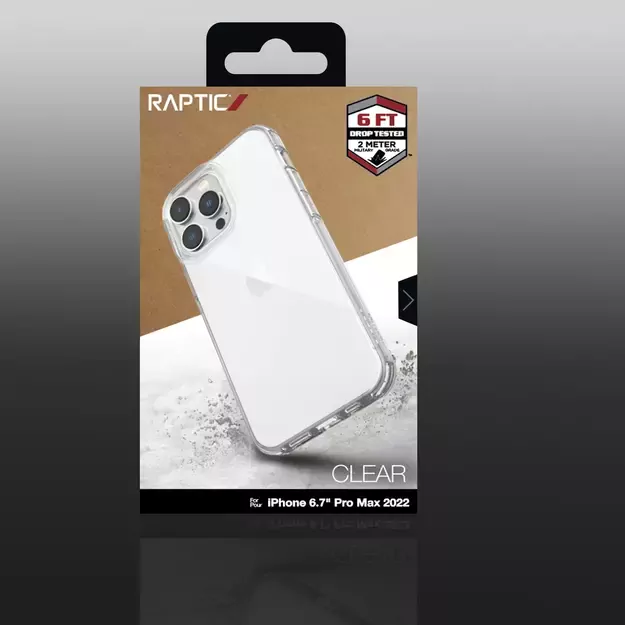 Raptic X-Doria Clear Case iPhone 14 Pro Max armored clear cover 2