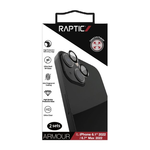 Raptic X-Doria Armor Camera Glass iPhone 14 Plus tempered glass for rear camera 2