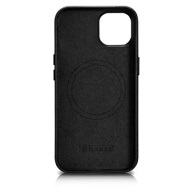 iCarer Case Leather cover for iPhone 14 black (WMI14220705-BK) (MagSafe compatible) 21
