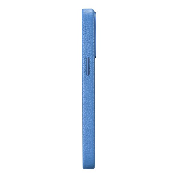 iCarer Litchi Premium Leather Case iPhone 14 Pro Max Magnetic Leather Case with MagSafe Light Blue (WMI14220712-LB) 27