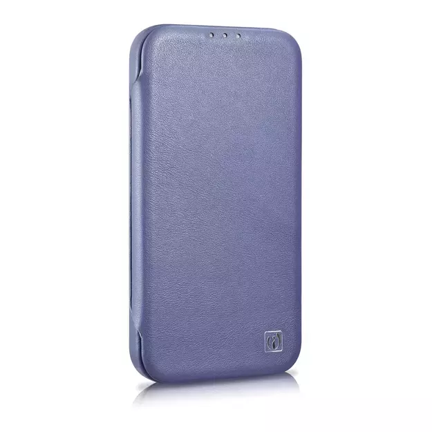 iCarer CE Premium Leather Folio Case iPhone 14 Pro Max Magnetic Flip Leather Folio Case MagSafe Light Purple (WMI14220716-LP) 11