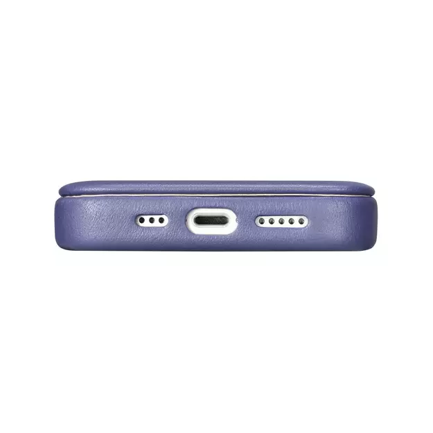 iCarer CE Premium Leather Folio Case iPhone 14 Pro Max Magnetic Flip Leather Folio Case MagSafe Light Purple (WMI14220716-LP) 17