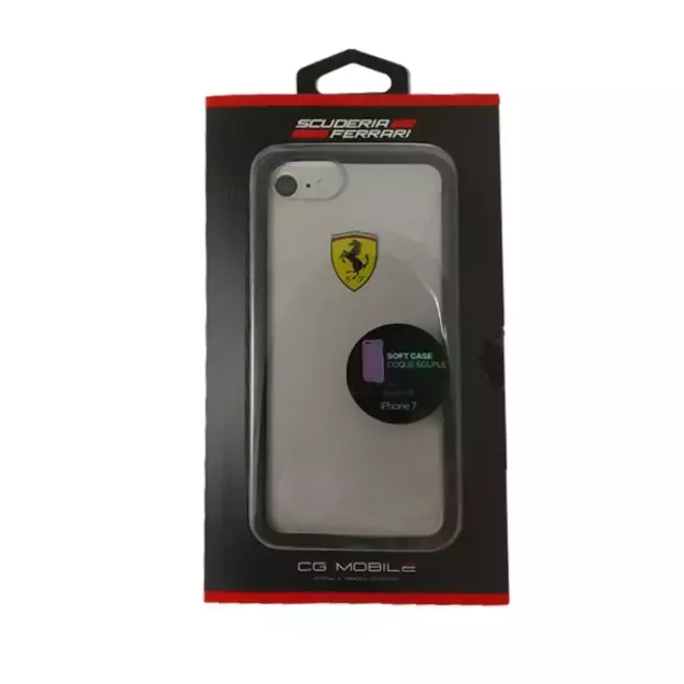 Ferrari Hardcase FEHCRFP7BK iPhone 7/8 /SE 2020 / SE 2022 transparent/black 1