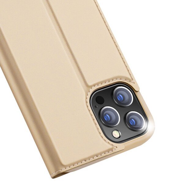 Dux Ducis Skin Pro Bookcase type case for iPhone 13 Pro Max golden 26