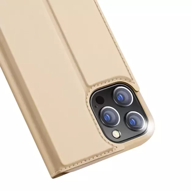 Dux Ducis Skin Pro Bookcase type case for iPhone 13 Pro Max golden 2