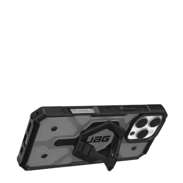UAG Pathfinder Clear Magsafe Bundle Case with Magnetic Ring Stand for iPhone 16 Pro Max - Black 1