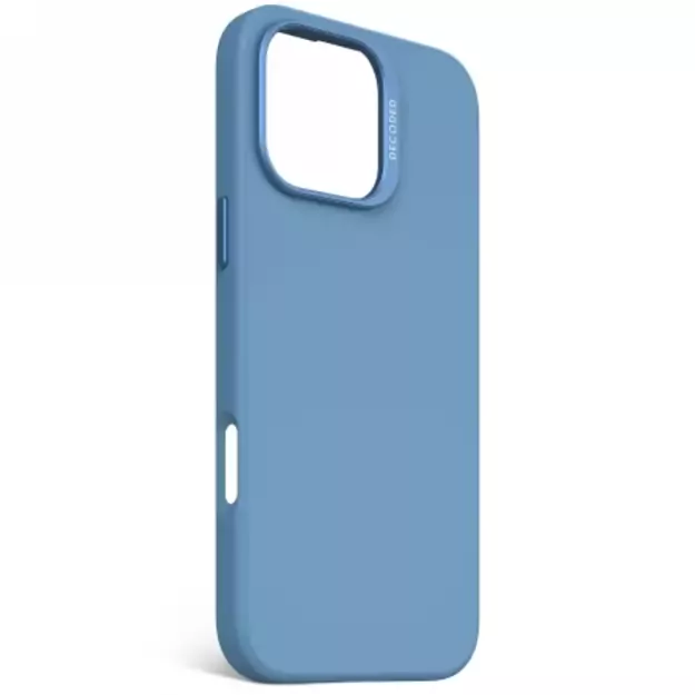 Decoded AntiMicrobial Silicone Backcover Case with MagSafe for iPhone 16 Pro Max - Blue 1