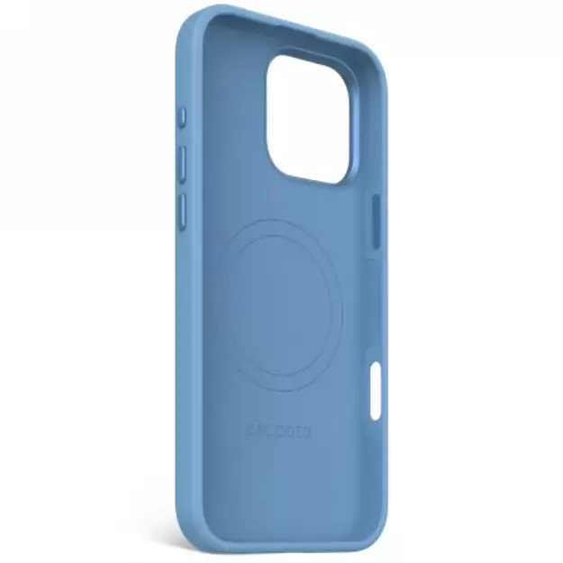 Decoded AntiMicrobial Silicone Backcover Case with MagSafe for iPhone 16 Pro Max - Blue 2