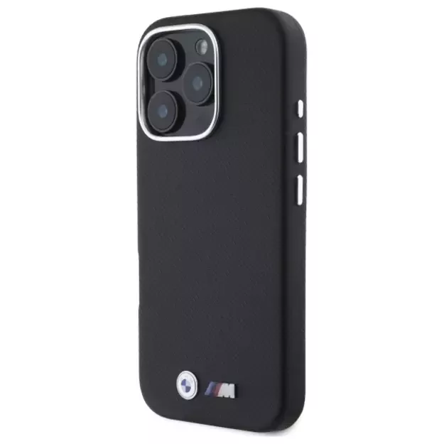 BMW M Edition Kevlar Wrapped Metal iPhone 16 Pro Max Case - Black 1