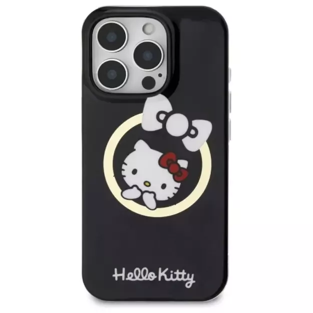 Hello Kitty IML Fun Bow Magsafe iPhone 16 Pro Case - Black 2